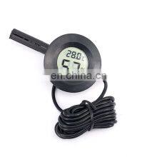 Mini Humidity Tester Hygrometer Thermometer Round Temperature Meter Probe for Aquarium Freezer Refrigerator With Line thumbnail-4