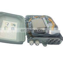 Ftth Box Fiber Optic Termination With Plc Splitter / Pigtails and Adapters 8 Port With Indoor/outdoor