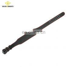 Weightlifting Belt Cowhide Leather Men Lumbar Protection Gym Fitness Training Weight Lifting Belts thumbnail-4