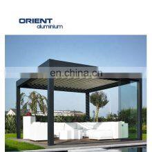 Hot Sales Nice Quality Outdoor Residential Pergola With Aluminum Louvered Roof. thumbnail-5