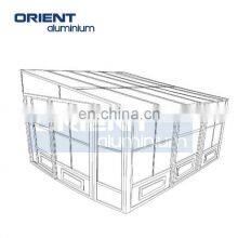 Seasons Solarium Aluminum Triangle Roof Sun Room Glass House Design Factory Supplier thumbnail-3