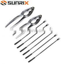 Stainless Steel Seafood Serving Set, Kitchen Seafood Cracker Tool, Crab Sheller thumbnail-5
