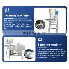 Automatic Burger Patty Forming Machine Chicken Nuggets Production Line thumbnail-2