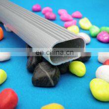 Aluminum Oval Tube Extrusion Profiles Aluminum Wardrobe Tube Profile Furniture Aluminium Extrusion thumbnail-4