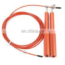 Customized Logo Anti-slip Aluminum Handle High Speed Bearing Jump Rope Fitness Exercise Rope Jump