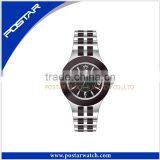 OEM Two Tone Plating Ceramic Wrist Watches thumbnail-6