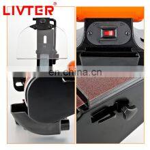 LIVTER 6in Grinding Wheel Belt Integrated Machine Woodworking Bench Grinding Tool Polisher Wire Wheel Cloth Wheel Machine thumbnail-3