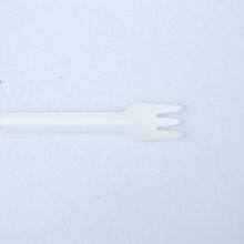 100% Bagasse Dinner Fork Sugarcane Biodegradable Tableware Disposable Bagasse Fork Serving Fork thumbnail-2