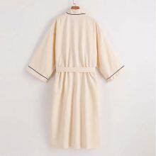 Export European Size Hotel Style Waffle Bathrobe ,Diamond Robe, SPA Bathrobe/OEM(KW1146) thumbnail-3