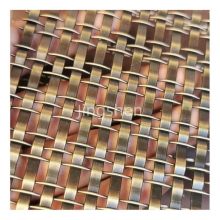 Pre-Crimped Stainless Steel Wire Woven Mesh for Interior Decor Plain Weave ISO9001 Certified Customizable Sizes Welding thumbnail-2