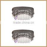 TL014A Wedding Table Decoration Purple Organza Cheap Wedding Table Overlay, Round Overlay Tablecloths Quality Choice thumbnail-3