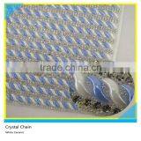 24*40 cm Hotfix Square Glass Rhinestone Mesh Sheet 8*8 mm Black thumbnail-6