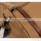 Simple Canvas Leather Duffle Bag thumbnail-6