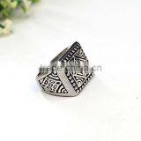 New Arrival Classic Design Jewelry Ring Black Silver Stainless Steel Signet Ring Supplier's Choice thumbnail-2