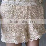 Cotton Shorts for Ladies/embroidery Lace Water Soluble Lace thumbnail-5