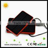 Solar Mobile Battery Power 6000mAh Two Outputs Mobile Phone Battery Charging thumbnail-1