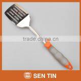 KU-A04TPR Stainless Steel Slotted Turner With PP & TPR Handle Kitchen Tool thumbnail-4