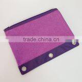Osini Custom Glittering 3-ring Binder Pvc Plastic Bag Cosmetic / Pencil / Zipper / Plastic for Girls &traving &school thumbnail-4