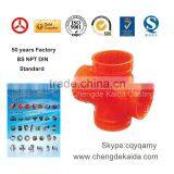 Ductile Iron Grooved Coupling and Fittings Tee