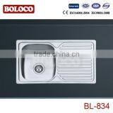 Single Bowl on Drainer Water Sink for Australia BL-834 thumbnail-2