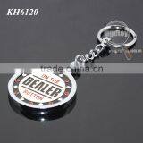 High Quality Zinc Alloy Metal Casino Chips Custom Engraved Enamel Personalized Poker Chip Keyring thumbnail-2