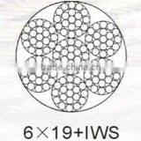 Galvanized Wire Rope 6*19 IWS
