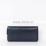 Genuine Leather Men Wallets Business Card Holder Coin Purse Men's Long Zipper Wallet Leather thumbnail-6