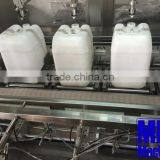 MIC-ZF4 4 Heads Weighing Type Automatic Bottle Filling Capping Labeling Machine thumbnail-3