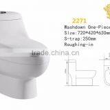 Washdown One Piece Water Closet Ceramic Toilet Sets thumbnail-2