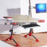 2015 Hot Sale Morden Steel and Wood Laptop Desk China Manufacturer Price thumbnail-2
