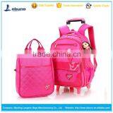 Hot Sale Kids Trolley Bag & School Backpack Sets for Travel