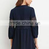 Sweet Flowers and Crochet Seven Sleeve Dress thumbnail-3