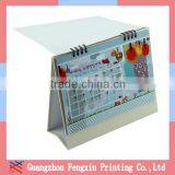 Offset Printing 2016 New Design Spiral Binding Paper Custom Table Calendar Wholesale thumbnail-3