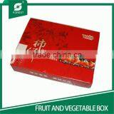CHINA SUPPLIER PROVIDED 2 PIECES CARDBOARD FRUITS PACKAGING BOXES WITH CUSTOM PRINTS
