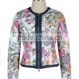 Women's Collarless Padded Jacket. thumbnail-2
