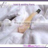 Luxury White Velour Hotel Bathrobes, Velour Spa Robes thumbnail-1