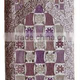 High quailty 100%chenille beautiful woven high quality Muslim prayer rug