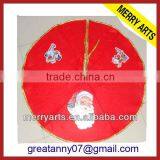 Promotional Gift Christmas Tree Skirt Red Santa Cheap Christmas Tree Skirts thumbnail-1