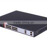 Hot Selling 16 Port PoE Switch 2 Gigabit Combo Port IEEE802.3 af /at Standard thumbnail-5