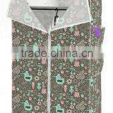 PRINTING FABRIC WARDROBE WITH METAL SHELF thumbnail-1