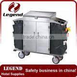 Cleaning Equipments Hotel Housekeeping Maid Trolley thumbnail-5
