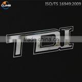 China factory 3D ABS chrome letter/number custom car badge emblem