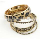 D95943T Korean Multilayer Fashion Bracelet Vintage Leopard Print Joker Bangles Accessories Wholesale Women thumbnail-2