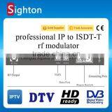 Digital tv Headend Equipment ip to Isdb-t Modulator With rf and ip Output