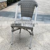 Patio restaurant chair / wicker rattan dinning chair