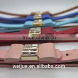 Candy Color Fashion Skinny Belt With Glass for Dress thumbnail-3