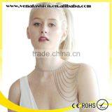 Women Shoulder Necklace Chain, Shoulder Chain Jewelry thumbnail-3