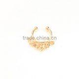 Alloy Charms Fake Septum Nose Ring Non Piercing Hanger Clip On Jewelry thumbnail-5