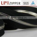 Retail Any Color Fabric 45 cm Large Zipper Chain With Metal Zipper Head thumbnail-1