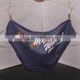 360 Europe Style Flower Printed Women Mature Panty Sexy Underwear 2015 thumbnail-1